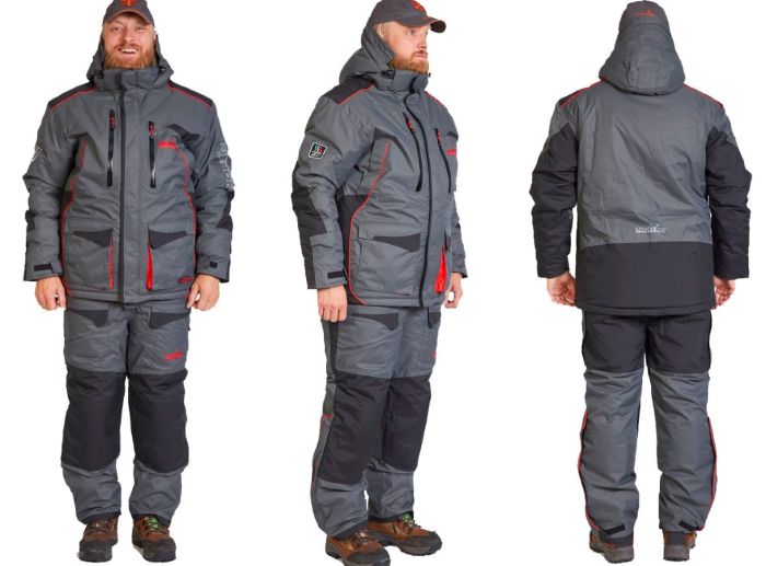 Зимовий костюм Norfin Discovery Heat з підігрівом - M - Сірий