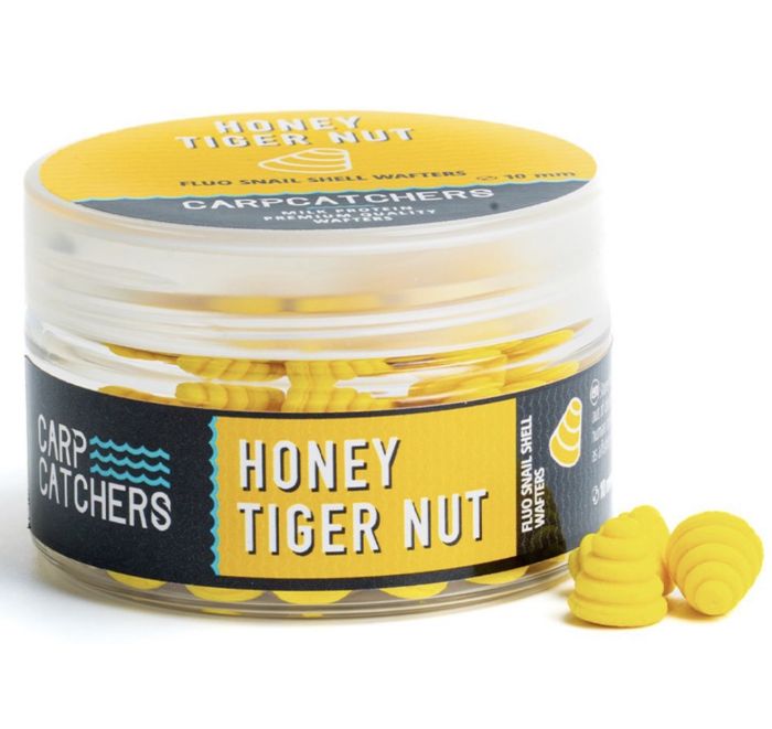 Бойли Carp Catchers - Honey Tiger Nut - Ø10 мм - Fluo Snail Shell Wafters - Однотонні