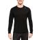 Термокофта чоловіча Aclima LightWool Undershirt Long Sleeve Man Jet Black - 100% вовна мериноса - Чорний