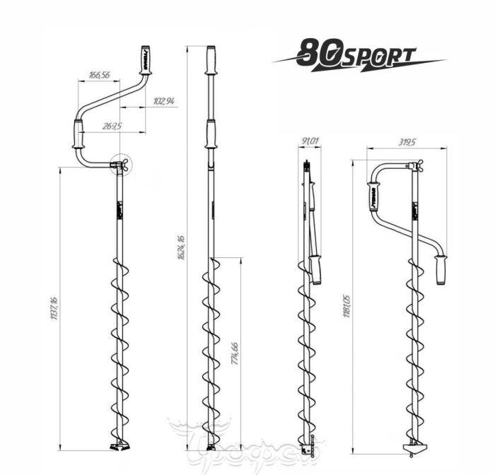 Льодобур Барнаульський Спорт ЛР-100СД
