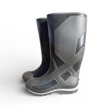 Чоботи Realpaks чоловічі СМ-5/3 - Триколірні - ПВХ - Чорний/Сірий/Чорний