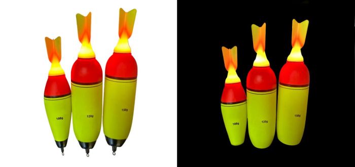 Світлодіодний поплавець на товстолоба - Дротик
