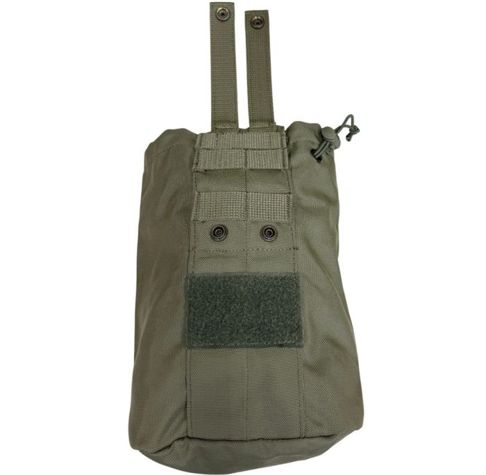 Розкладна універсальна сумка-підсумок ЗСУ СПРУ для скидання магазинів АК/AR - Вид 3, розміри 25x18x11,5 см, колір Olive Green.