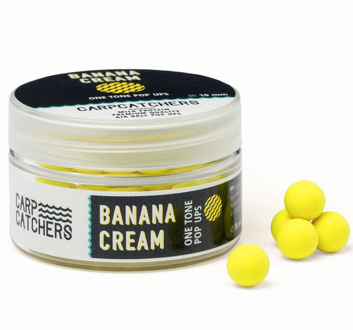 Бойли Carp Catchers Pop Ups - Плаваючі - Ø10 мм - Однотонні - Fluoro Yellow - Banana Cream - 40-41 шт/уп