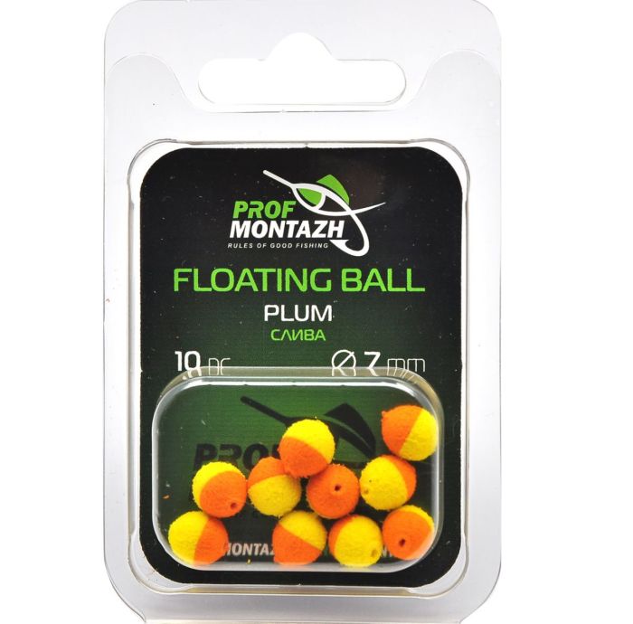 Насадка ароматизована Проф Монтаж Floating Ball - Плаваюча - Ø7 мм - Слива "Plum" - 10 шт/уп