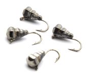 Мормишка Вольфрам Крапля Гранена - Темне срібло - 10 шт./уп