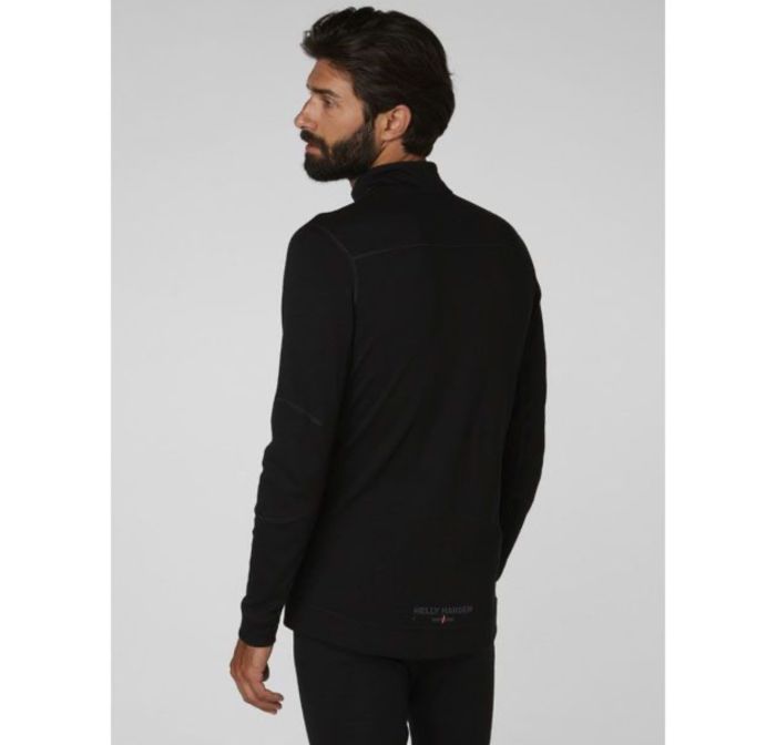 Термофутболка чоловіча Helly Hansen HH Lifa Merino Half Zip - Black
