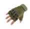 Рукавички тактичні ЗСУ - З відкритими пальцями - Тверда кістка - Карбонова вставка - Хакі
