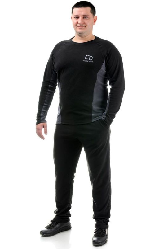 Термобілизна Carpe Diem "Perfomance" - Мікрофліс - Чорно-сірий - XL розмір