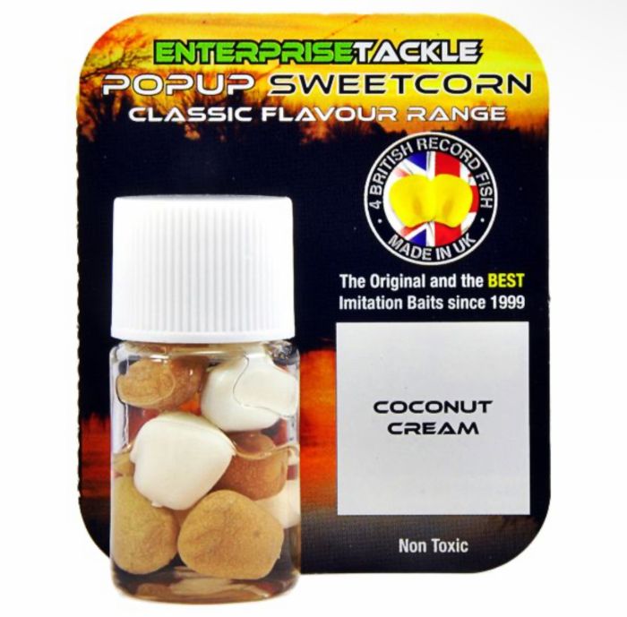 Кукурудза силіконова EnterPrise в дипі - Штучна - Coconut Cream - White/Beige - 8 шт/уп