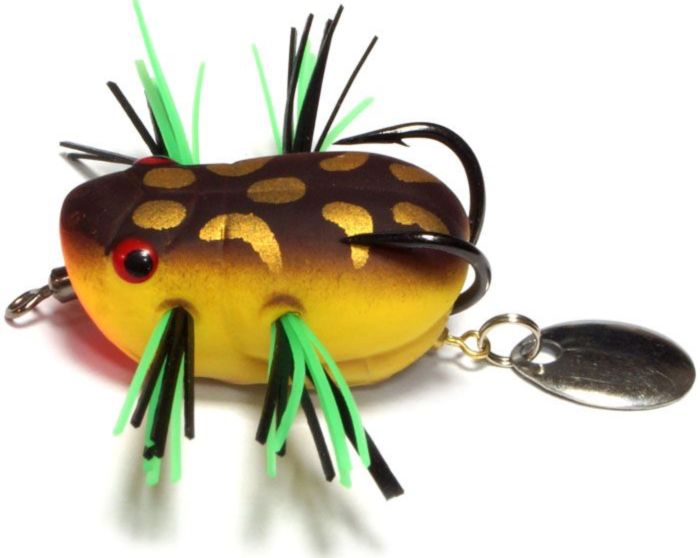 Лягушка--поппер-спіннер Kosadaka LB10 - 30 мм - 4 г - G01