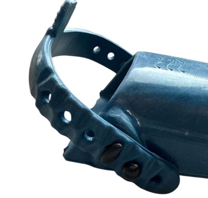 Ласти дитячі для басейну з відкритою п'ятою - Розмір 16,5-22,5 (100-140 мм) - Сині