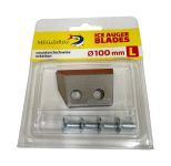 Ножі Megastrike - Ліве обертання - 100L - Ø100 мм - Сталь