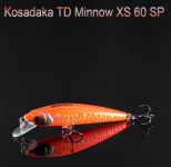 Воблер Kosadaka TD Minnow XS 60SP