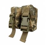 Сумка-підсумок бойова гранатна подвійна СПБ-Г - Вид 5 - Піксель ЗСУ ММ-14 - Закритого типу