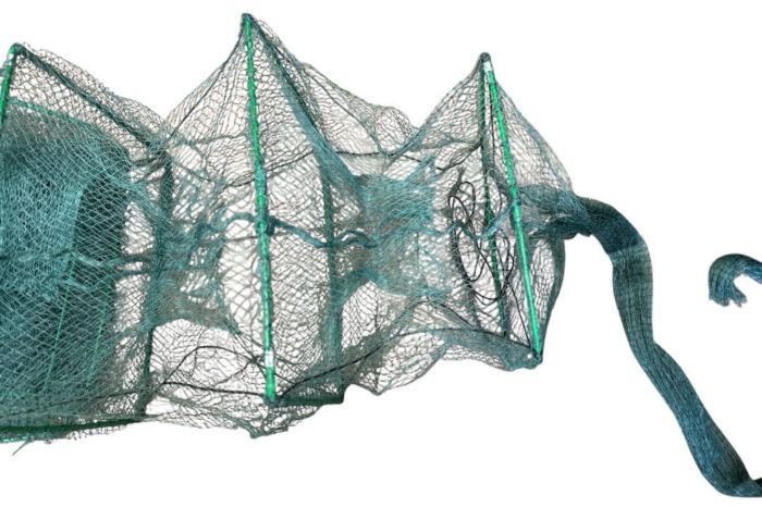 Раколовка - Кордова нитка - Осередок 7 мм - 12 входів - 25x30 - Зелена - 5 м