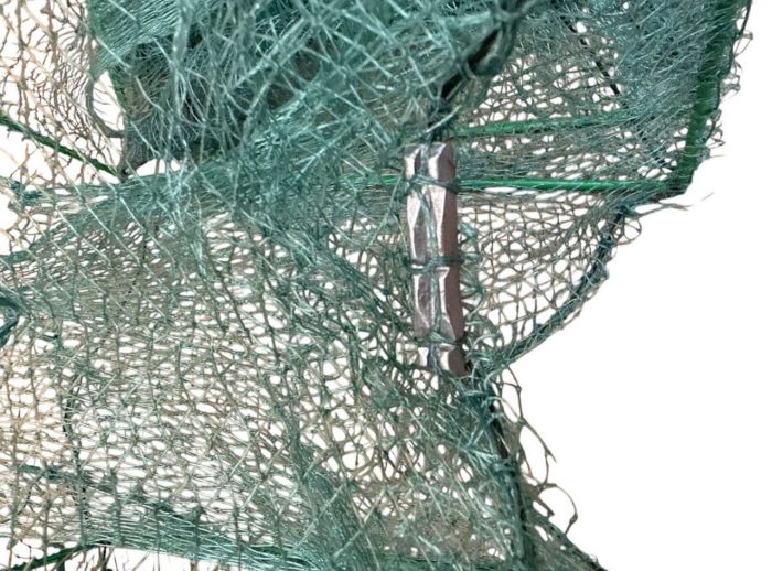 Раколовка - Кордова нитка - Осередок 7 мм - 22 входи - 26x38 - Зелена - 10 м