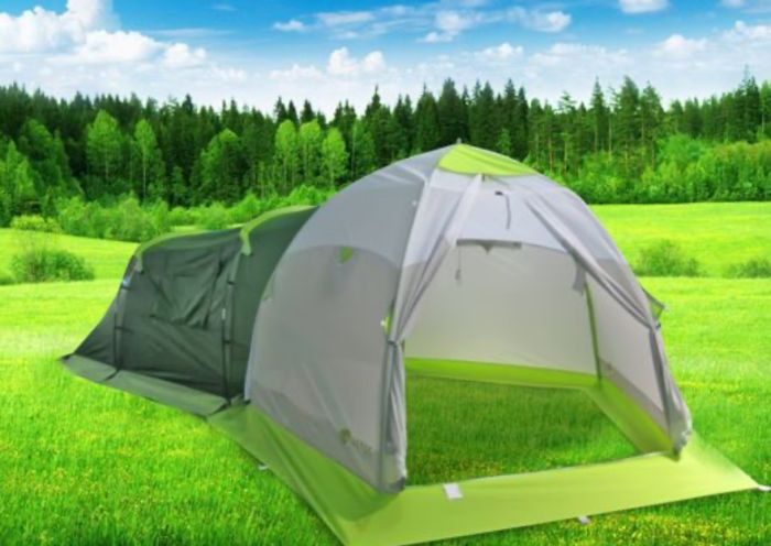 Палатка для зимової риболовлі ЛОТОС 3 Універсал - 6,4 кг - 3-місна - 270х255х180 см - Зелений