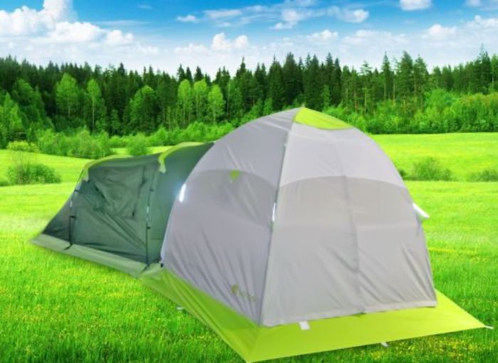 Палатка для зимової риболовлі ЛОТОС 3 Універсал - 6,4 кг - 3-місна - 270х255х180 см - Зелений