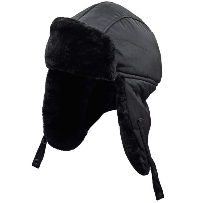 Шапка-вушанка Anvi - Чорна