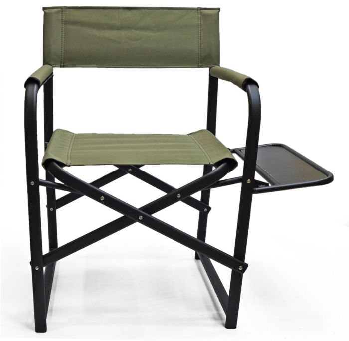 Крісло розкладне Ралф "Режисер" Гігант з полицею дерево - Хакі