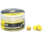 Бойли Carp Catchers Balance Hookbaits - Ø10 мм - Natural Fluoro Yellow&Natural YB - YESS&Pineapple N Butyric