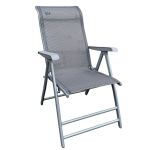 Стілець розкладний HX-12B - Сіро/Чорний