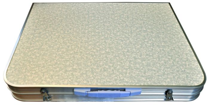 Стіл + 2 стільці - 60x90 - Коричневий (туристичний для кемпінгу та пікніка)