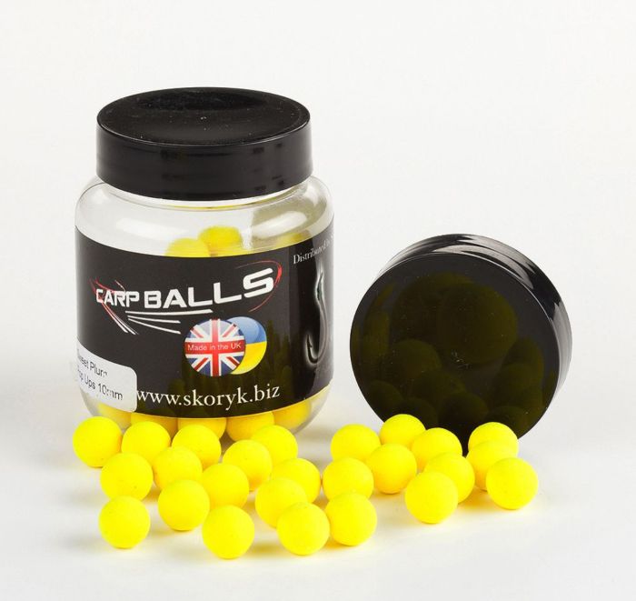 Бойли Carp Balls Anvi Pop Ups - Ø10 мм - Pineapple&Butyric (Ананас та масляниста кислота)