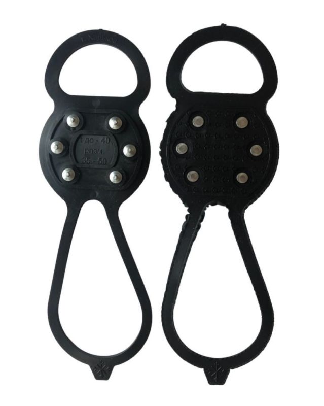 Льодоступи 6+6 шипів - Гума