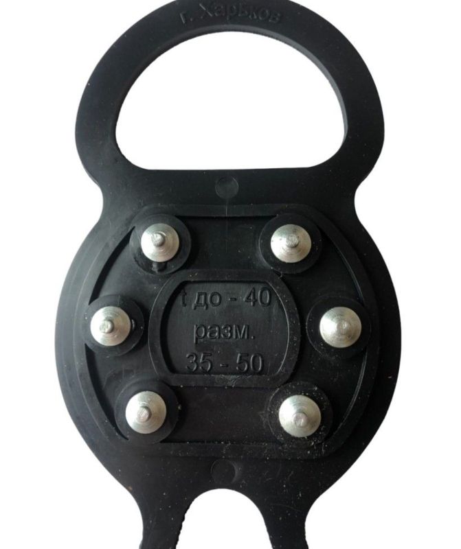 Льодоступи 6+6 шипів - Гума