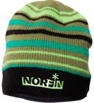 Шапка в'язана Norfin Frost DG - Зелена в смужку