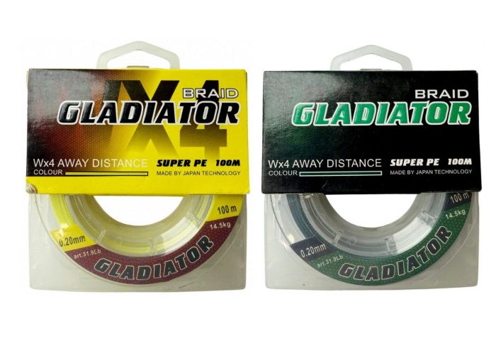 Шнур Gladiator - Yellow - 100 м