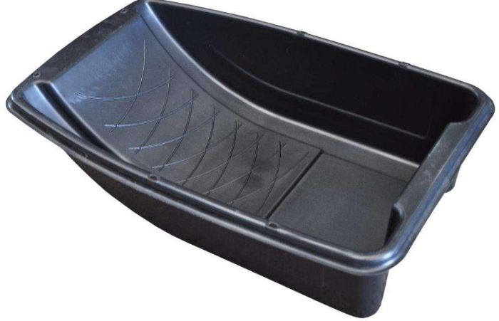 Санки (волокуші) Касатка для зимової риболовлі -С3 - Чорні