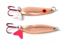 Блешня Spinnex Krocodile - 10 г, що коливаються - Очі червоні - Мідь