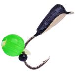 Мормишка Вольфрамова Володимирська "Крапля з вушком з підвісною кулькою котяче око" с/к - 2,5 мм - 0,6 г - Арт.173