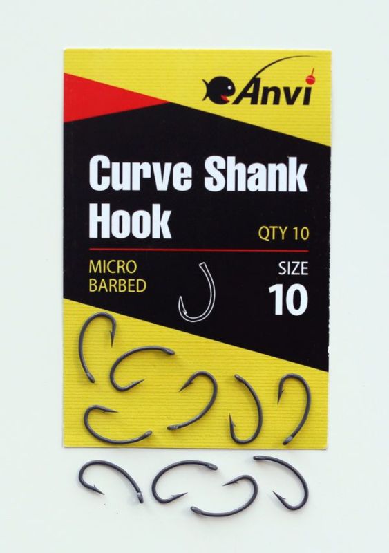 Гачок короповий Anvi Curve Shank Hook №10 - 10 шт/уп