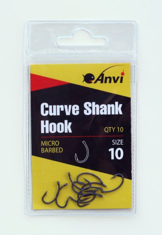 Гачок короповий Anvi Curve Shank Hook №10 - 10 шт/уп