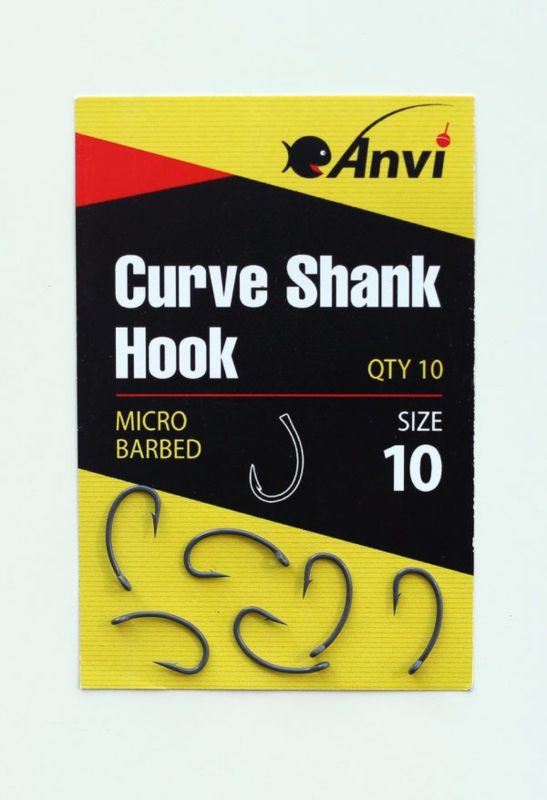 Гачок короповий Anvi Curve Shank Hook №10 - 10 шт/уп
