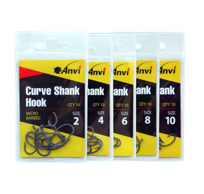 Гачок короповий Anvi Curve Shank Hook №10 - 10 шт/уп