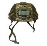 Каска-шолом ТОР-Д - Кевларовий - Пульозахистний - Олива - З чохлом на каску Піксель Розмір L (57-59)