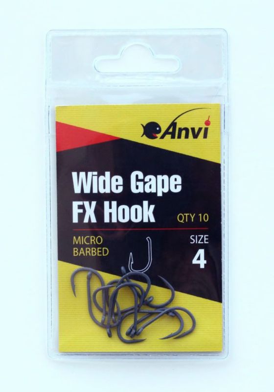 Гачок короповий Anvi Wide Gape FX Hook №4 - 10 шт/уп