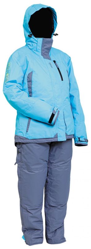 Костюм жіночий Norfin Women Snowflake 2 Блакитний - Зимовий -25°C