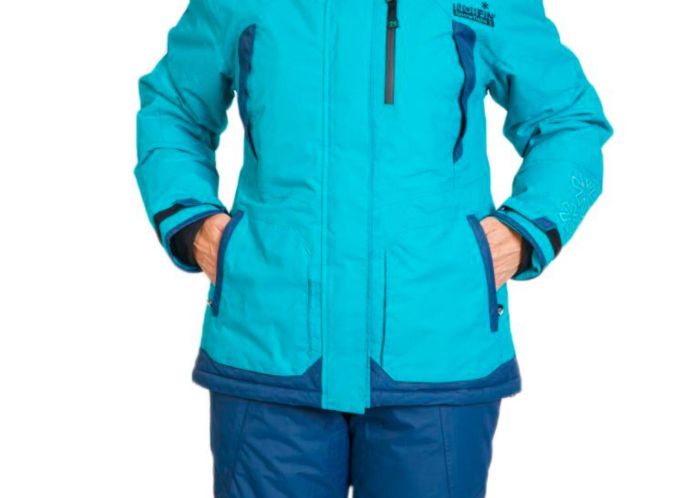 Костюм жіночий Norfin Women Snowflake 2 Блакитний - Зимовий -25°C