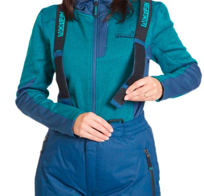 Костюм жіночий Norfin Women Snowflake 2 Блакитний - Зимовий -25°C
