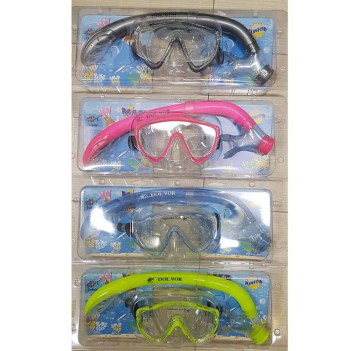 Комплект маска та трубка Dolvor - M171P+SN59P - Рожевий