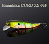 Воблер Kosadaka Cord XS 60F