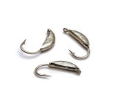 Мормишка Вольфрамова Банан G11 - Світле срібло - 10 шт./уп