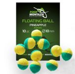 Насадка ароматизована ПрофМонтаж Floating Ball - 10 мм - Плаваюча - Ананас (Pineapple) - 10 шт/уп