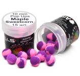 Бойли Carp Balls Pop Ups - Плаваючі - Ø10 мм - 15 шт/уп - Maple&Sweetcorn (Клен та Солодка кукурудза)